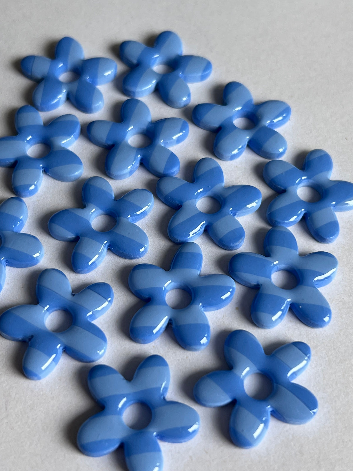 Aritos Rayas Azul
