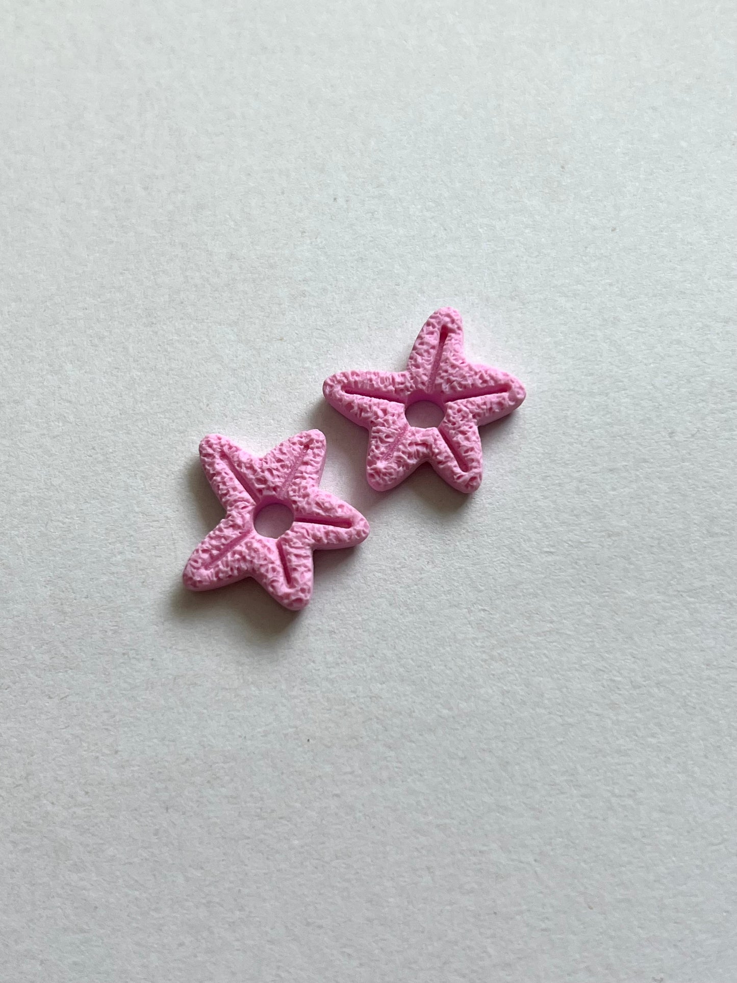 Aritos Estrellas Rosa Pastel