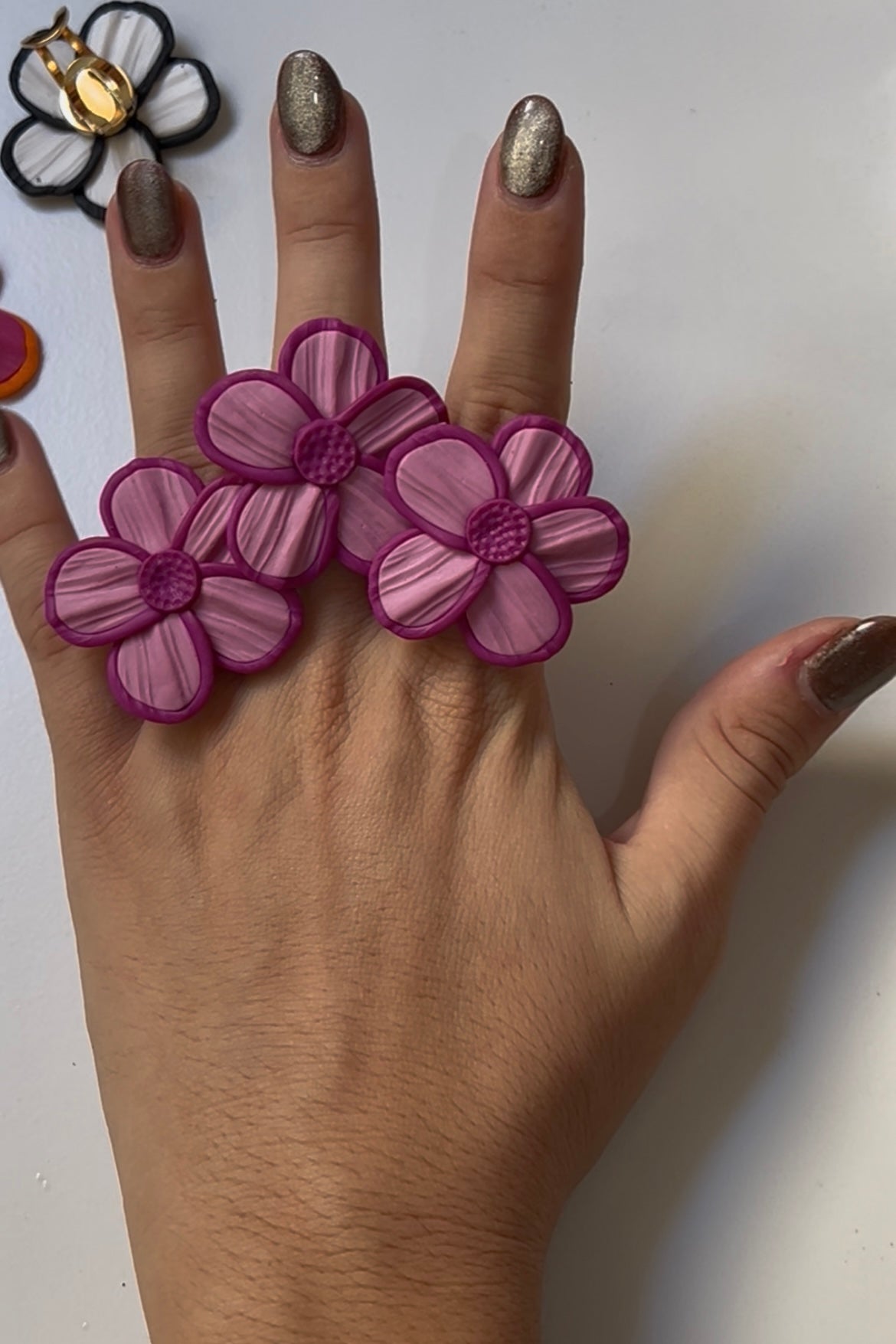 Anillo Lisa Rosa