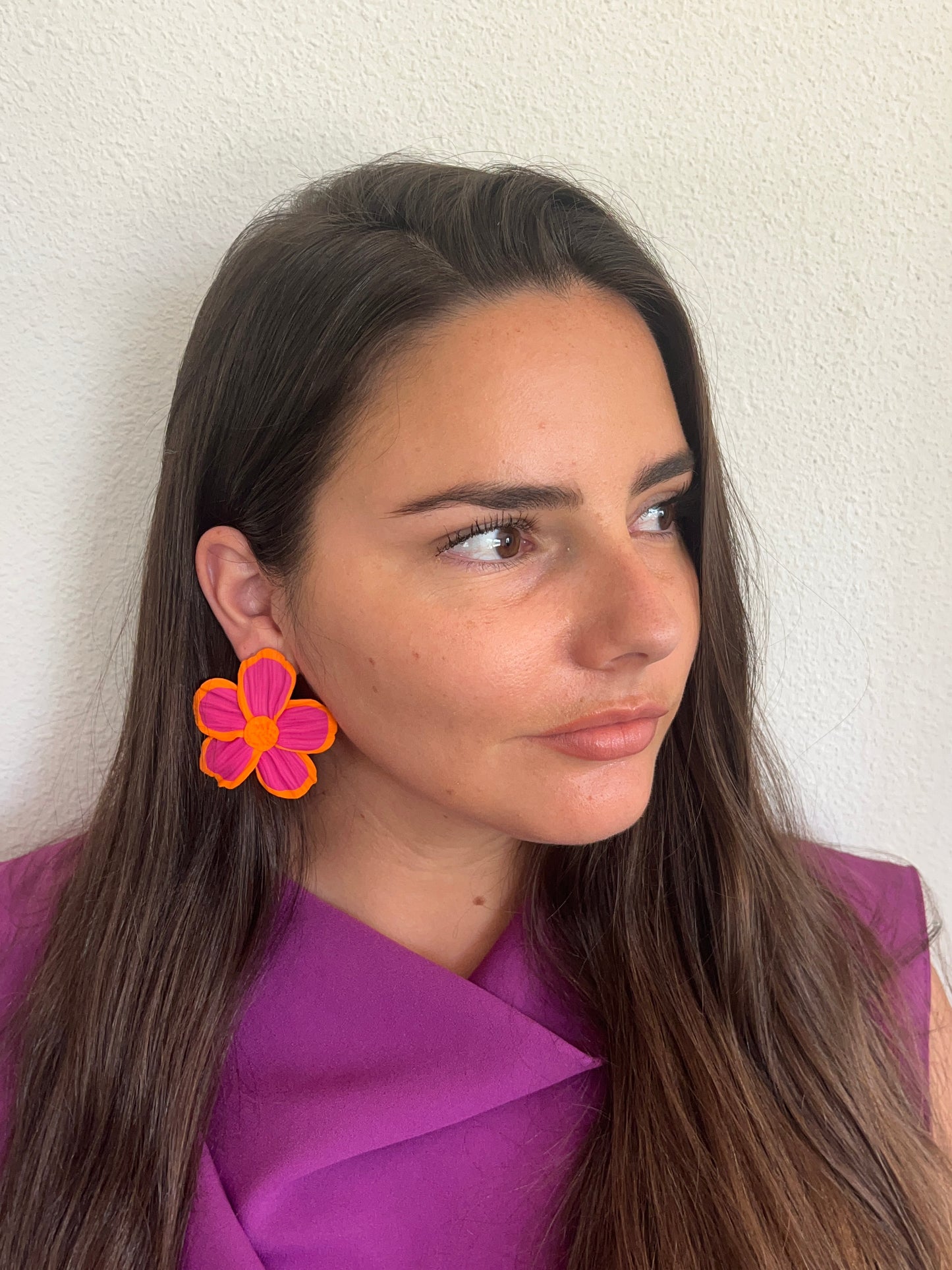 Lisa Naranja y Rosa Fucsia