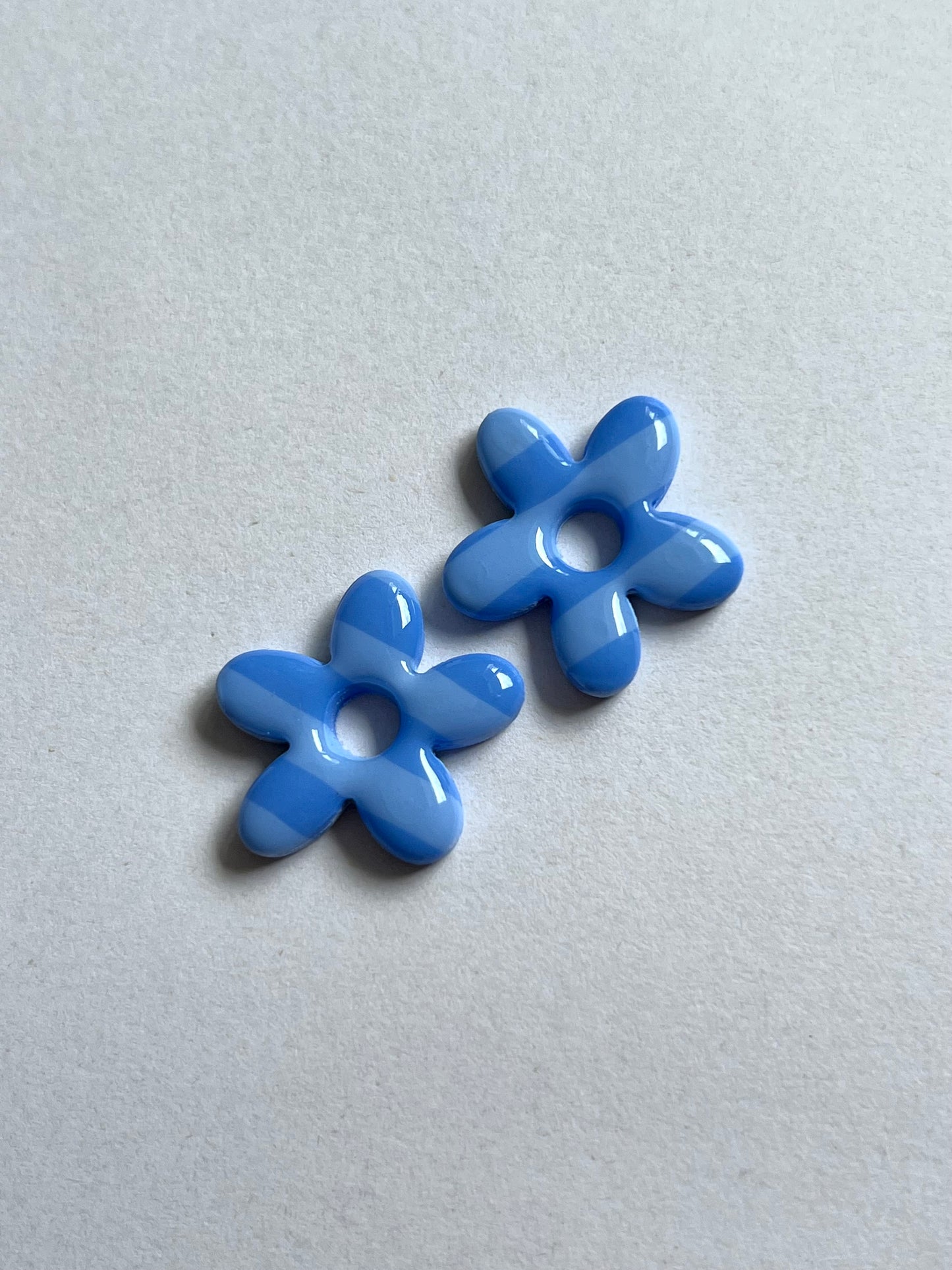 Aritos Rayas Azul