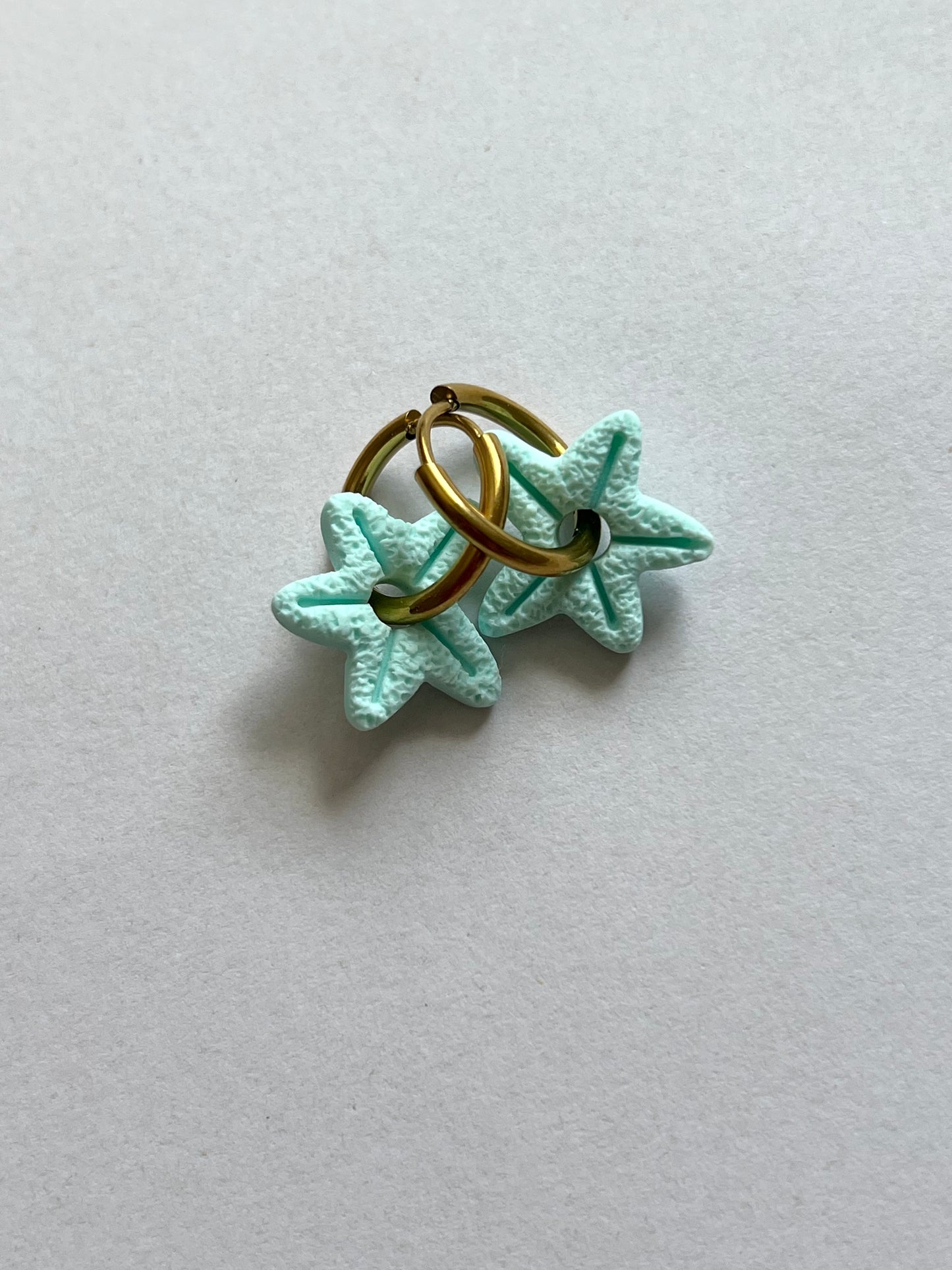 Aritos Estrellas Turquesas