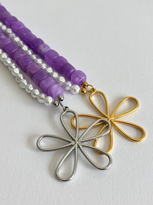 Collar Libia Lila