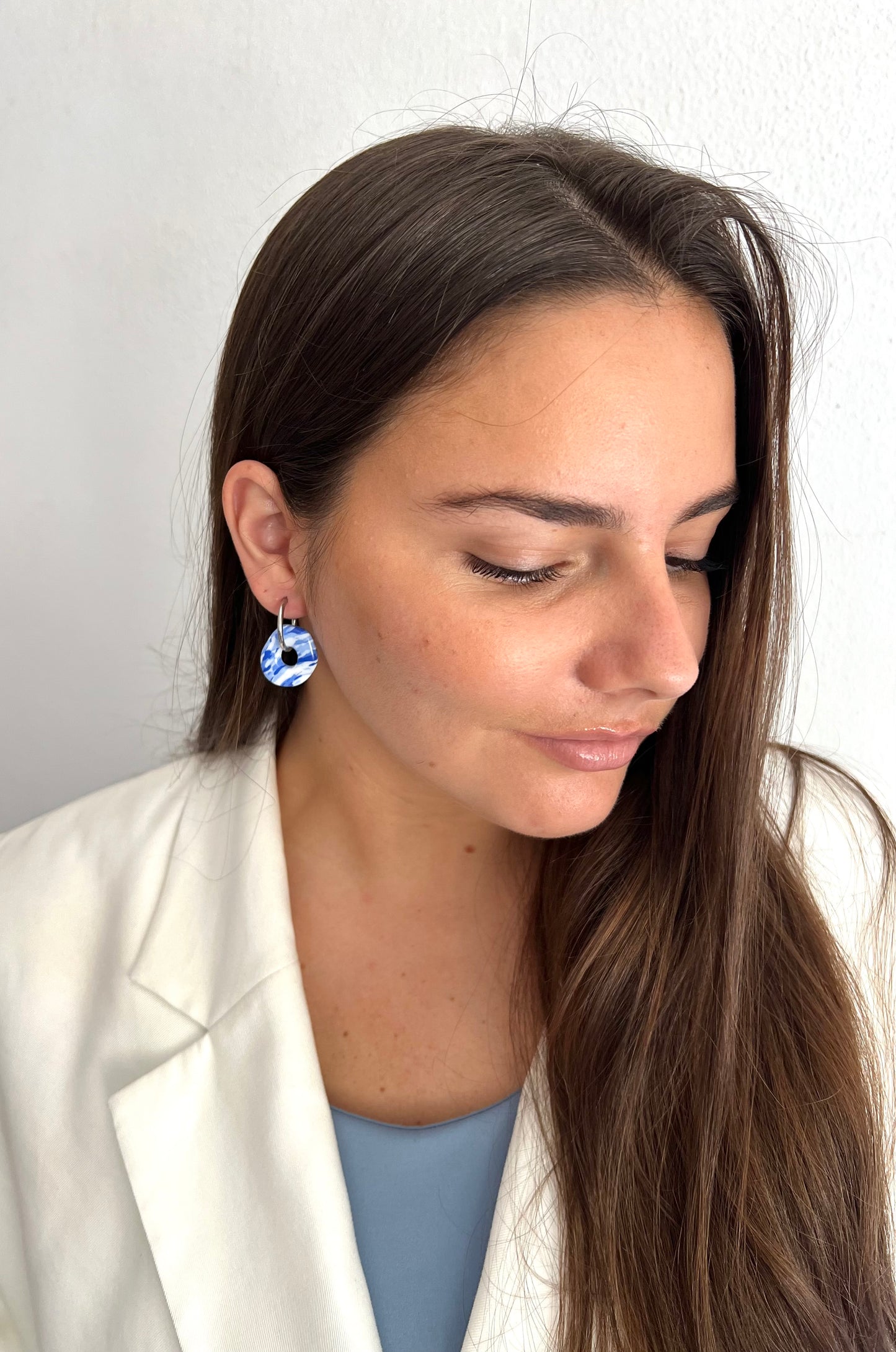 Aritos Donut Azul