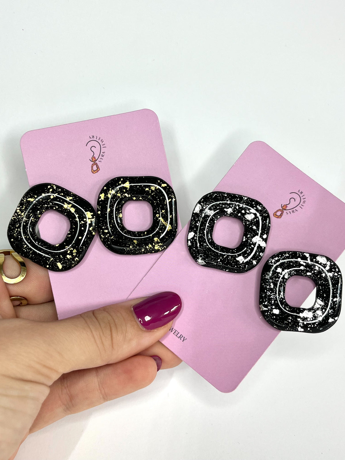 Race Glam Negro Plateado