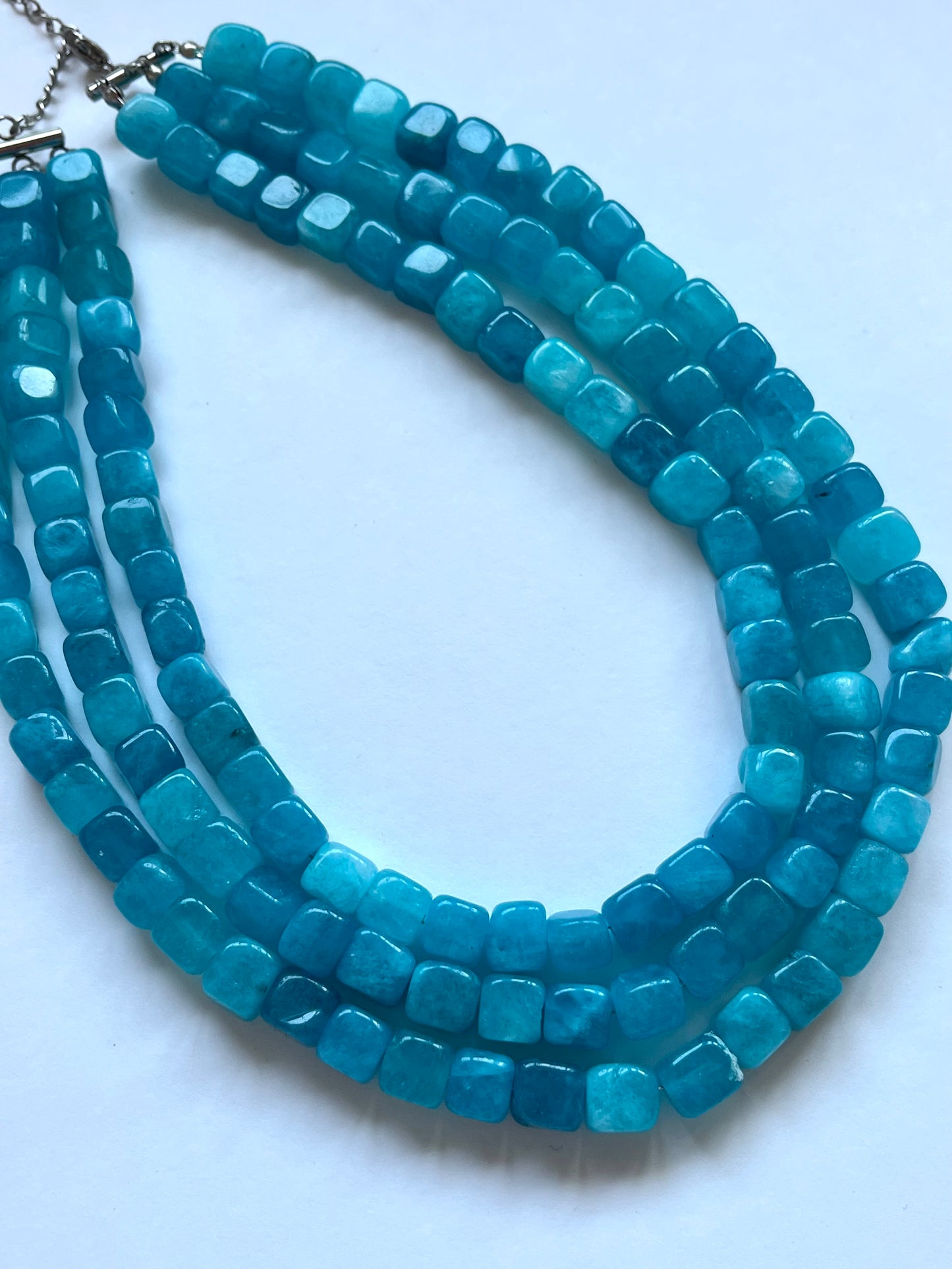 Collar Triple Turquesa