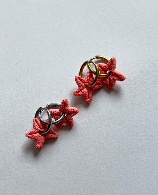 Aritos Estrellas Coral