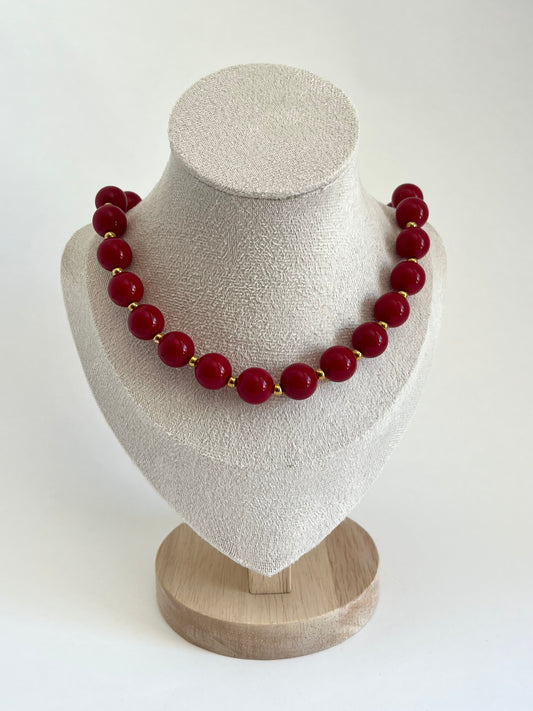 Collar Lirio Dorado