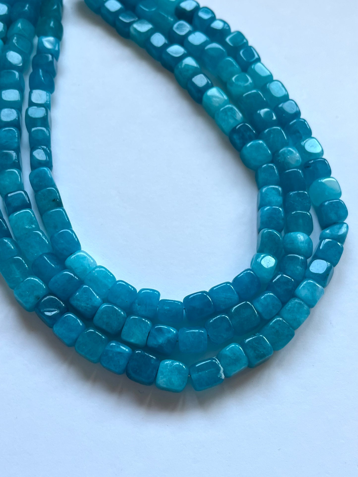 Collar Triple Turquesa