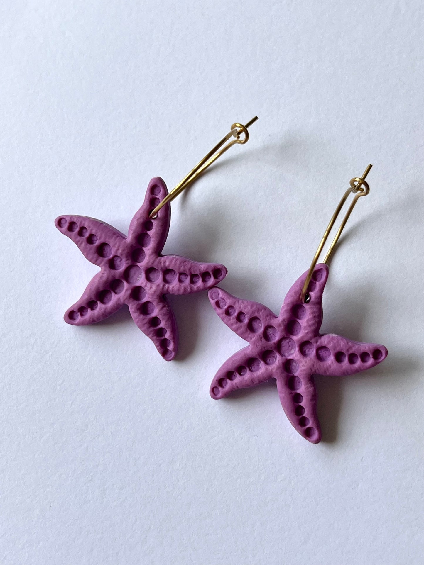 Aritos Estrella Mar Lila