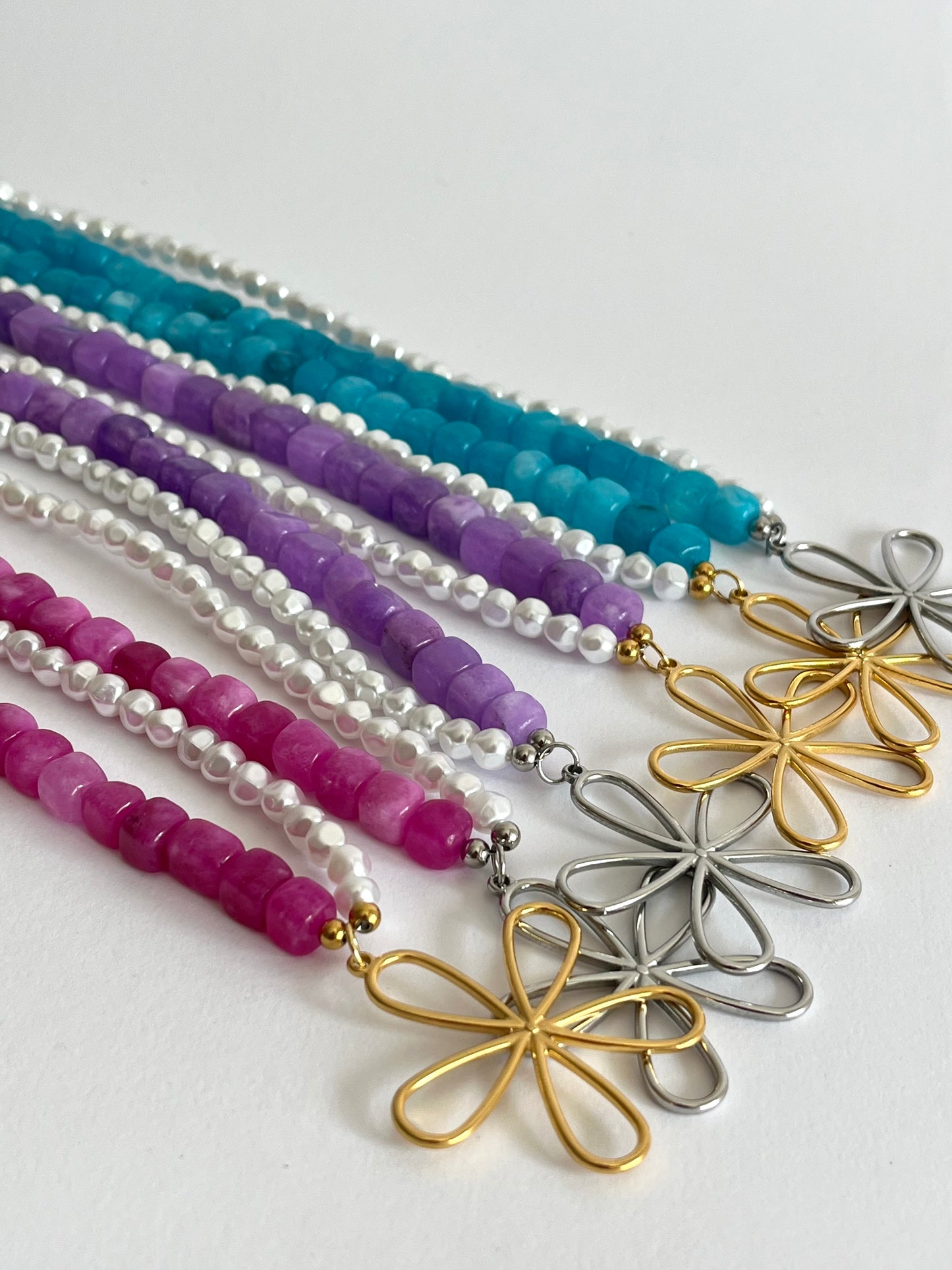 Collar Libia Rosa