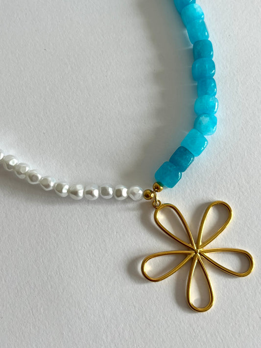 Collar Libia Turquesa