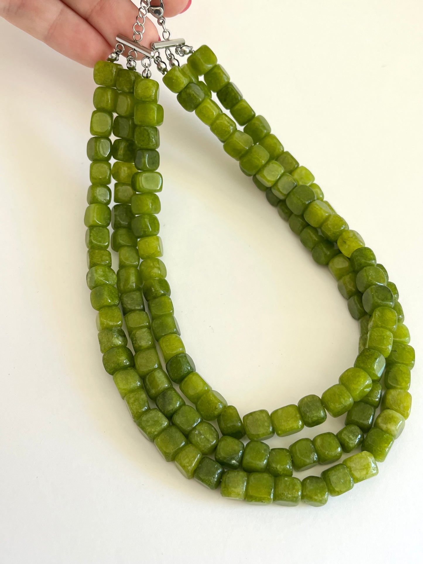 Collar Triple Verde
