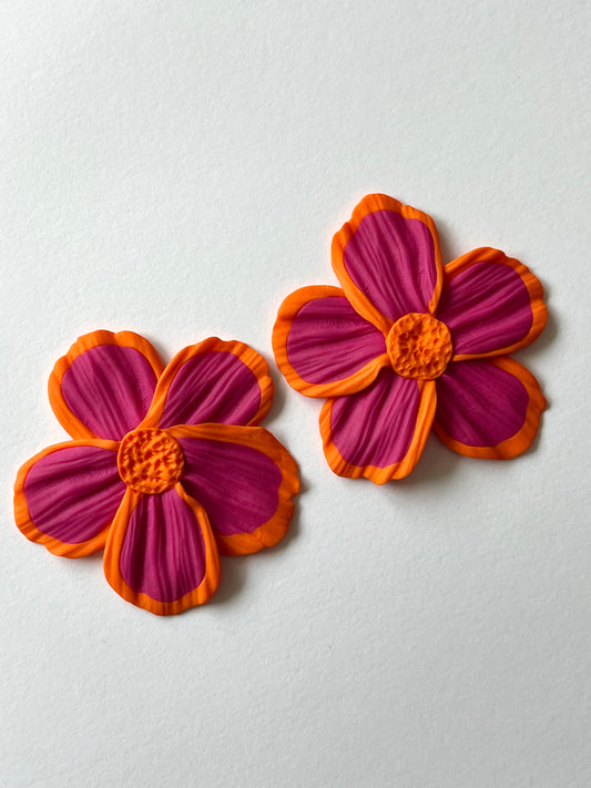 Lisa Naranja y Rosa Fucsia