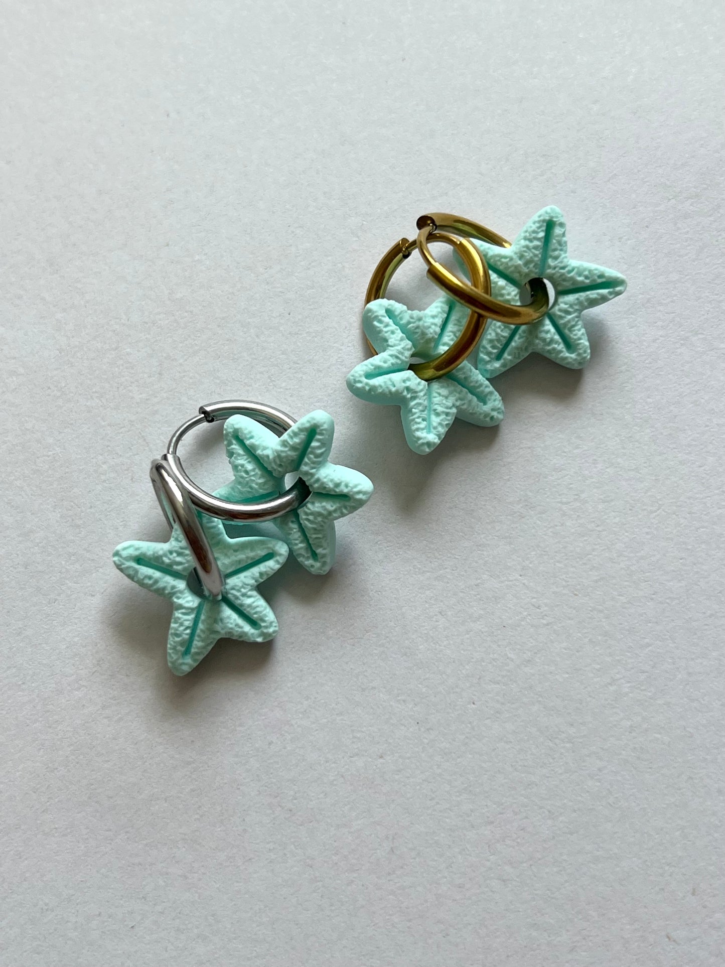 Aritos Estrellas Turquesas