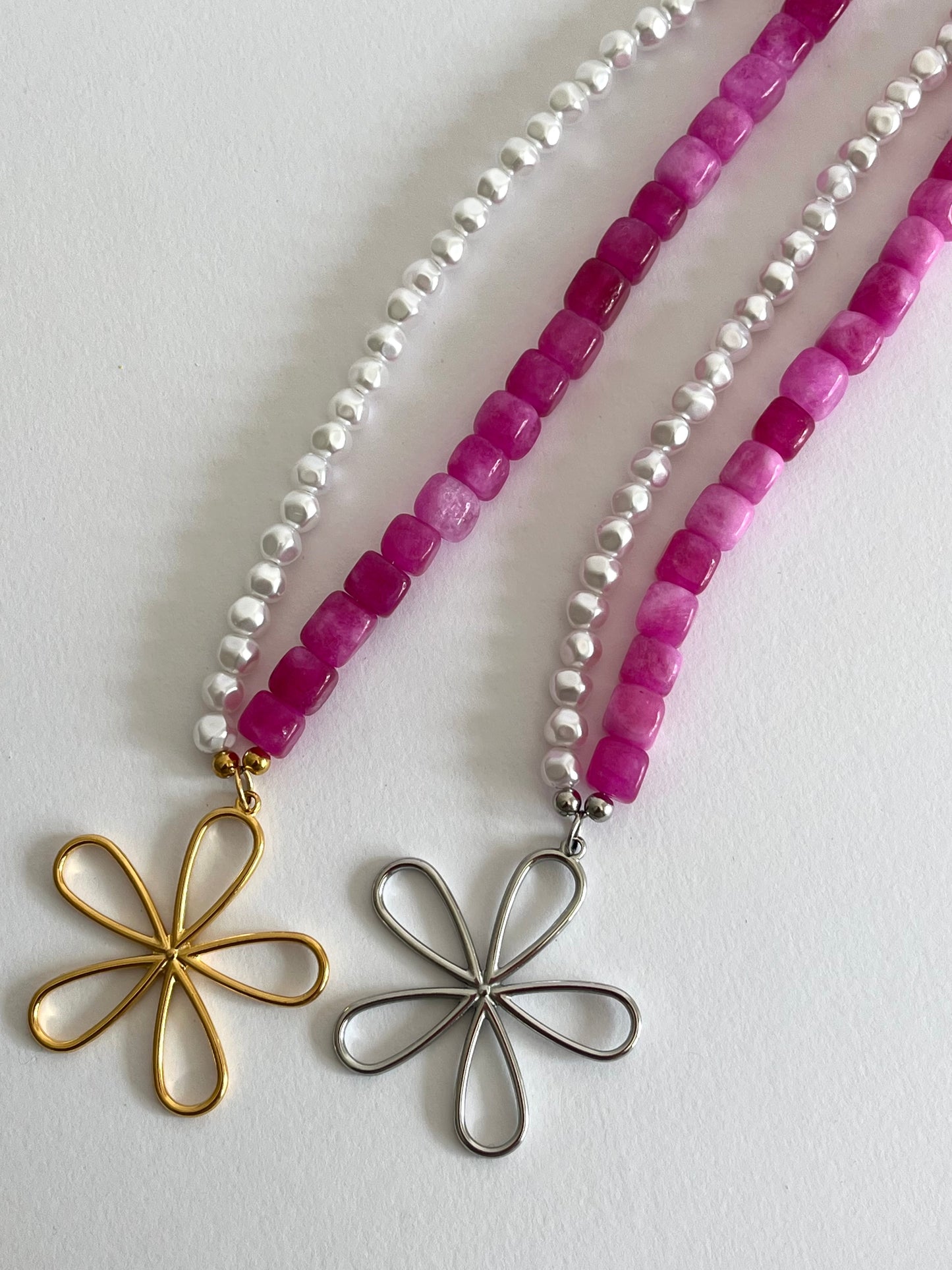 Collar Libia Rosa