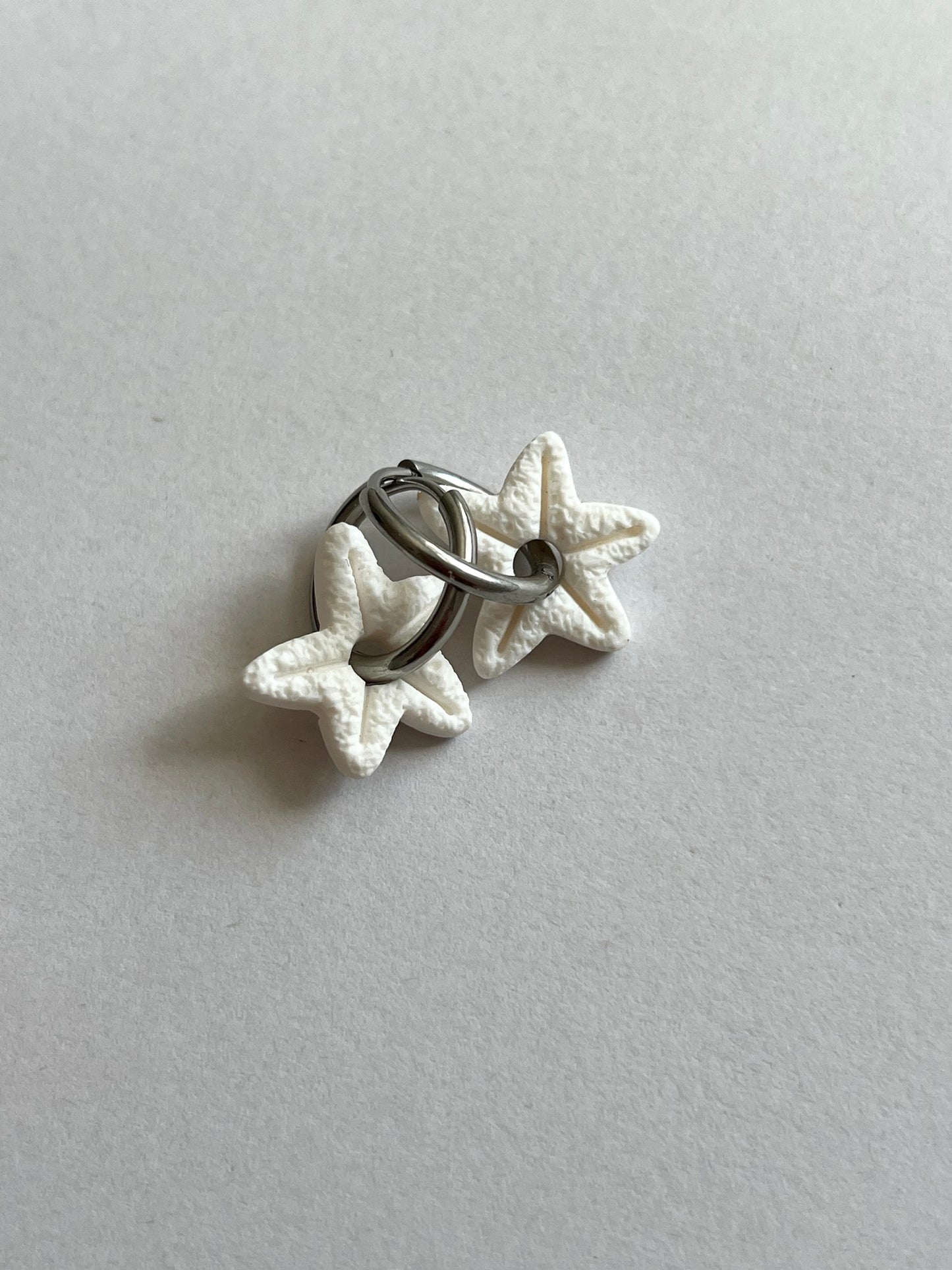 Aritos Estrellas Blancos